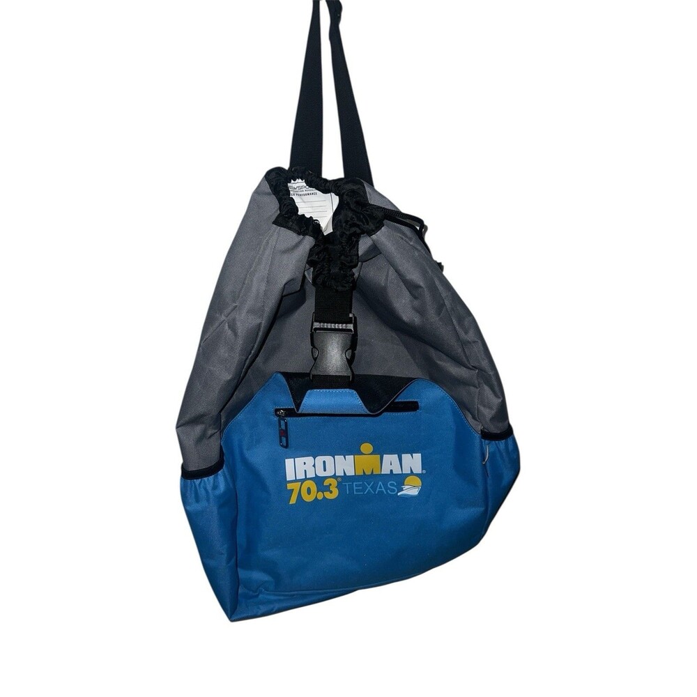 Ironman Triathlon Texas 70.3 Slingback Drawstring Backpack